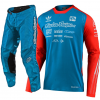 CONJUNTO TROY LEE DESIGNS 2021 MIX SE ULTRA MX LTD ADIDAS TEAM & GP - AZUL / LARANJA